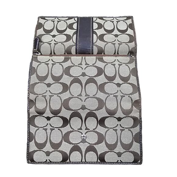 Coach Signature Stagecoach Monogram Brown Wallet - Picture 2 of 3
